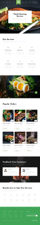 西餐厅网页设计模板，高端的美食网页设计模板html