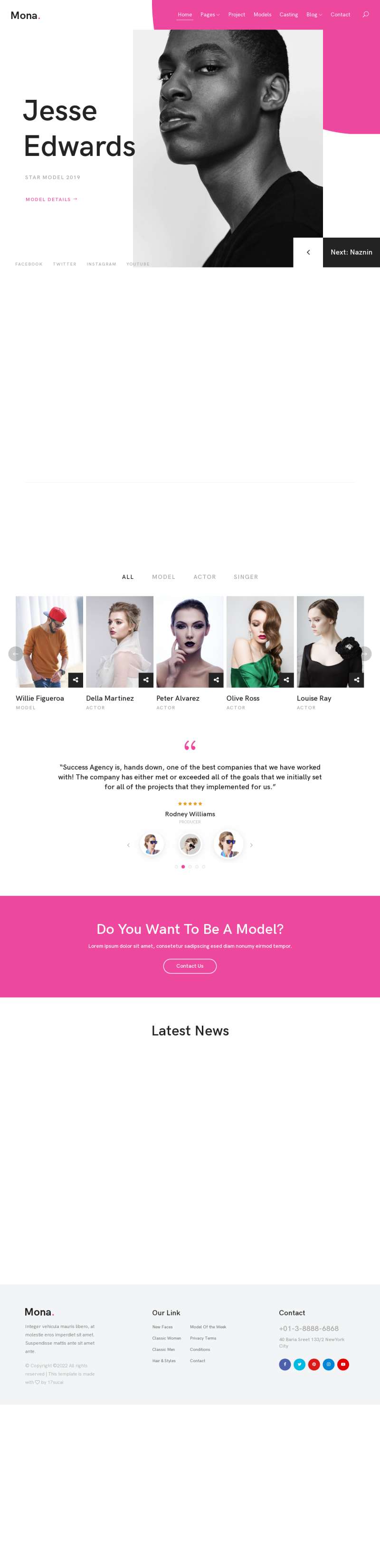 女性时尚网站页面布局，优质的女人网站html模板