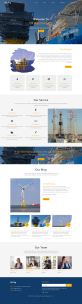 化工企业网站模板，高质量的石油公司网站模板