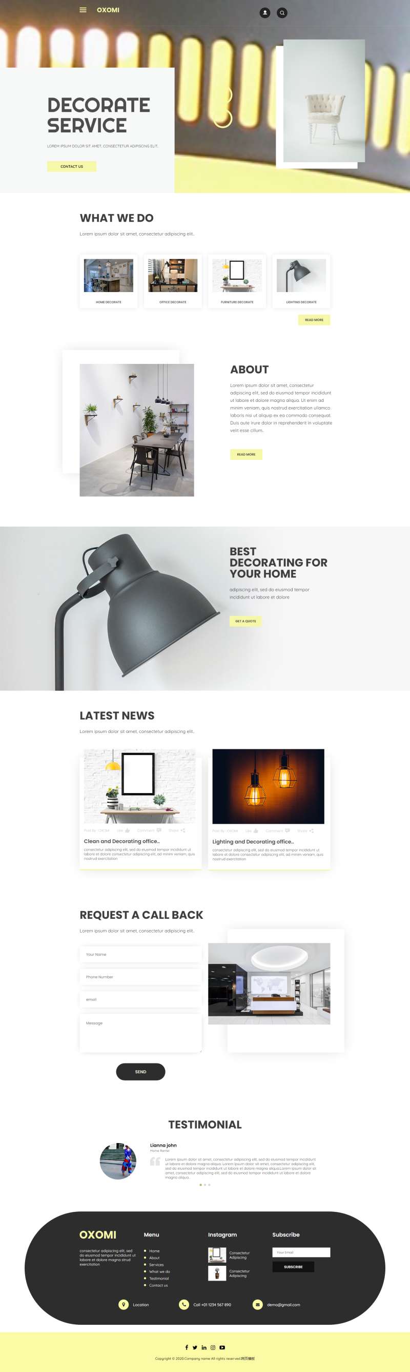 灯具网站模板，优质的led灯具网站源码