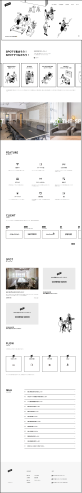 场地租赁网站模板，黑白风租赁公司html网页设计模板