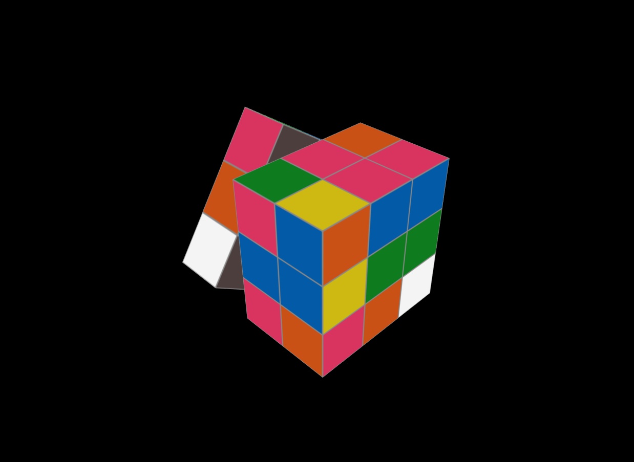 3D魔方html，神奇的魔方3D動(dòng)畫