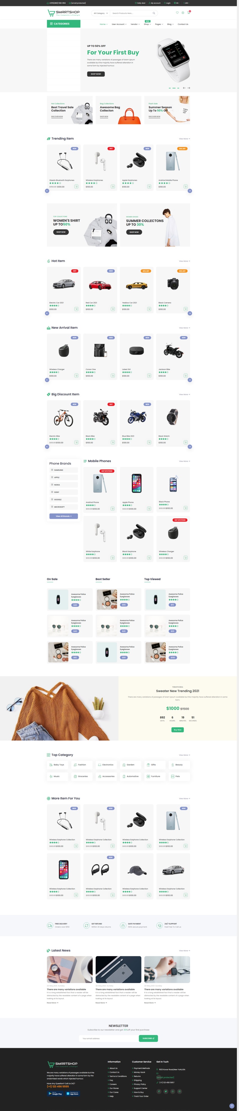 電商網頁設計模板代碼，綠色的bootstrap電商模板