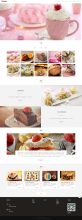甜品店网站模板设计，甜品店pbootcms网站模板
