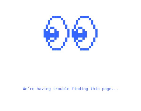 404错误页面源码，简约的眨眼404错误页面设计