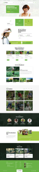 园艺景观公司网站模板，高端大气的园林艺术网页设计