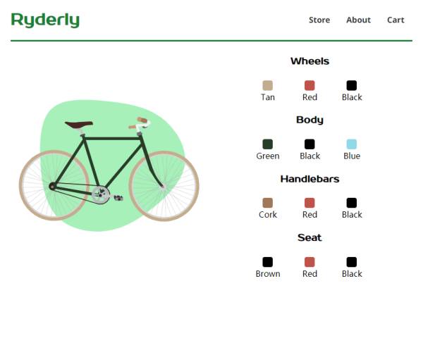 自定义自行车素材模板下载，精美的自行车网页设计