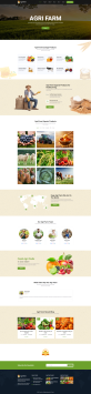 农产品网页设计模板，精美的农业机构网站设计