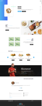 美食網頁html源碼，簡單漂亮的美食網站模板