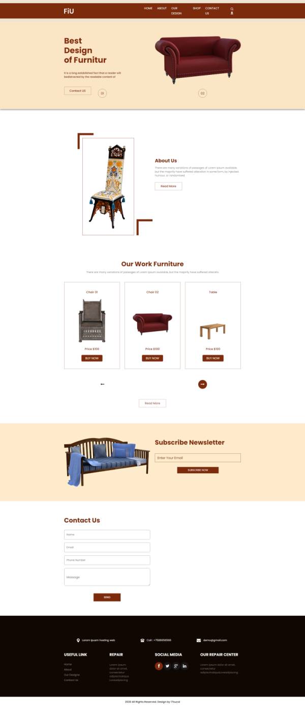 家居网html网页设计，家居类网站模板设计