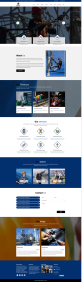 電力公司網站模板，大氣的電力工程網頁設計