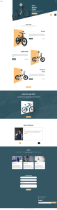 山地自行车网站模板，html自行车展示模板