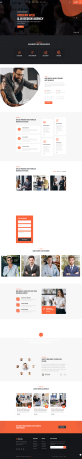 bootstrap企业网站模板，数字营销代理公司网站模板