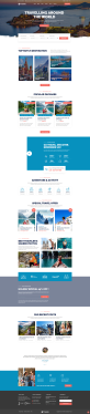 旅行社网页设计，旅游网站模板源码