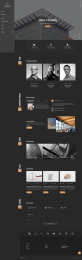 建筑行業網站設計，HTML建筑單頁模板下載