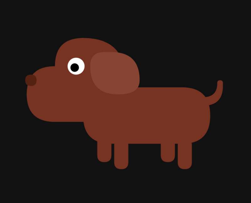 宠物狗动画素材，HTML小狗代码