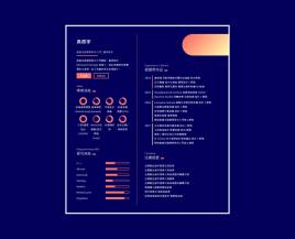 html个人简历模板代码，css个人简历网页设计