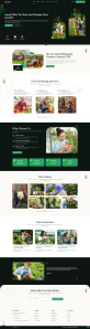 园林景观网站设计，花卉网页设计html