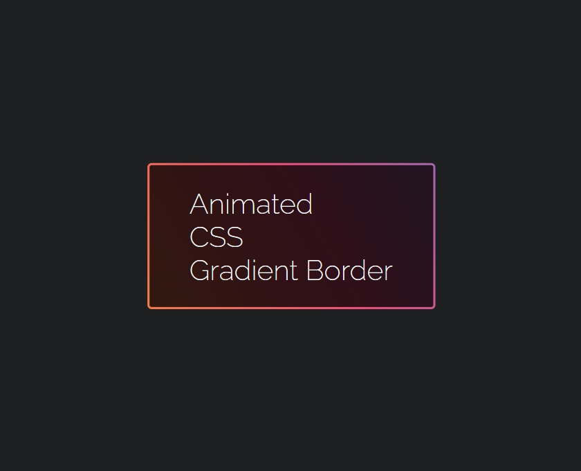 css3邊框漸變效果，邊框動態(tài)特效素材