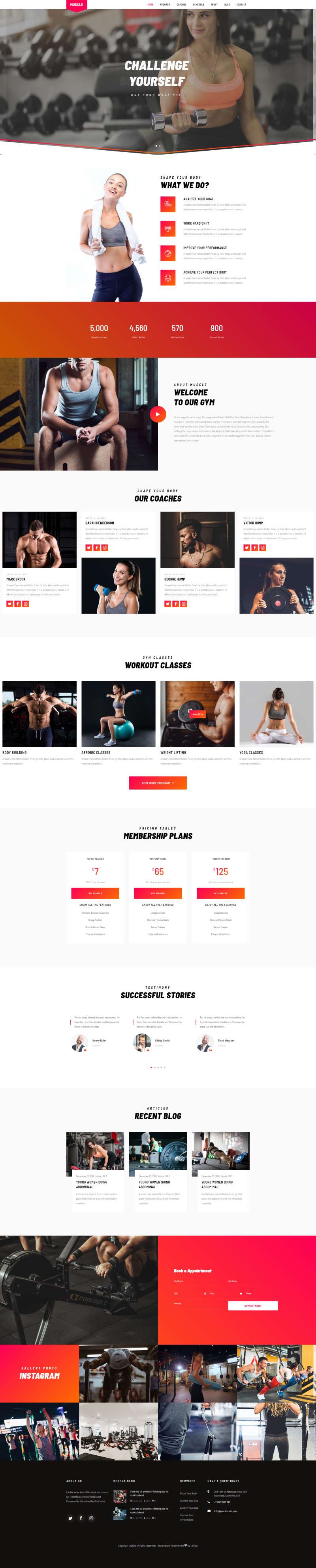 运动健身网页设计，健身锻炼网站源码下载