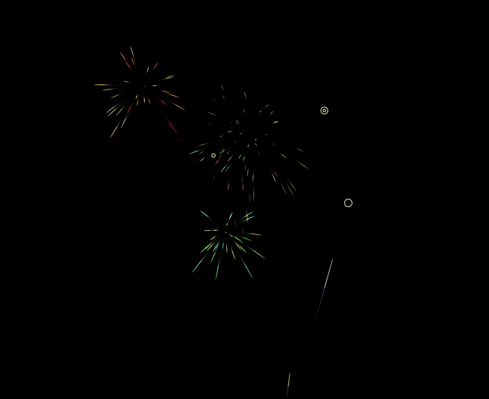 canvas+js煙花炫酷效果，html5煙花特效代碼