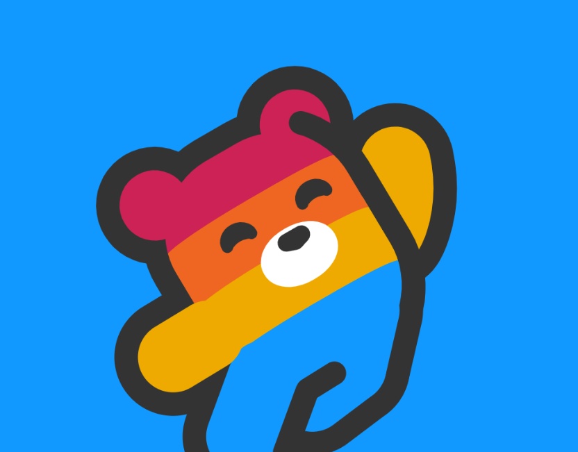 css动画效果代码，3D熊旋转HTML模板