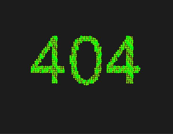 404页面模板源码，粒子动画素材
