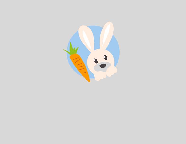 html简单动画效果代码，卡通兔子动画素材