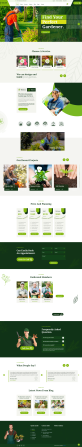 园林绿化公司简介模板，优质的园林行业网站网页设计模板