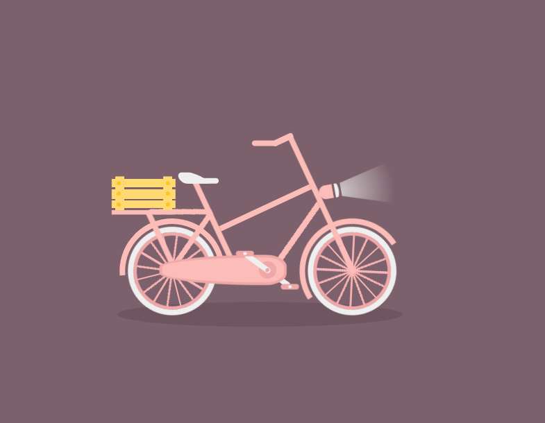 自行车网页设计，css网页动画效果素材