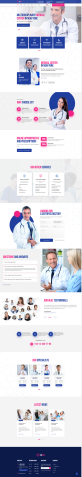 医疗网页设计，医学类门户网站网页下载