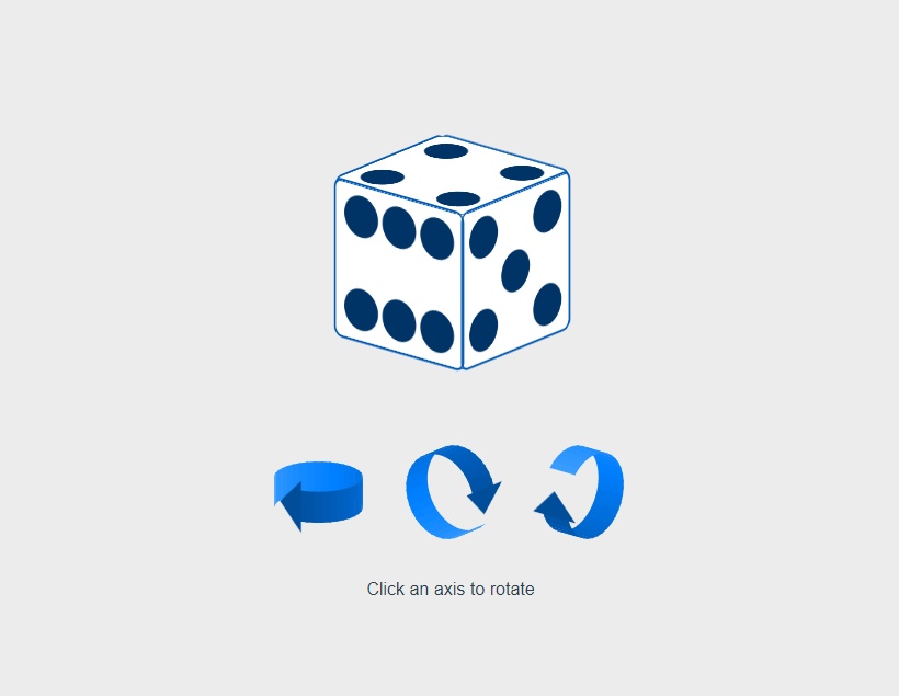 css骰子代碼，交互式3d動畫模板