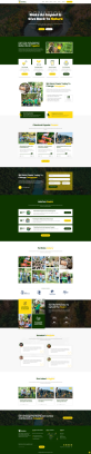 环保公益网站设计，绿色环保网站模板