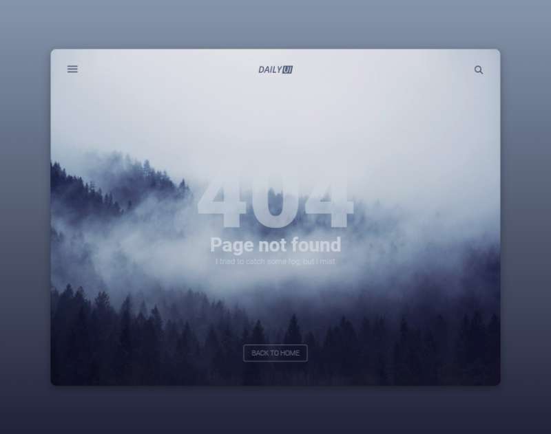 404网页设计代码，深蓝色404错误页面模板