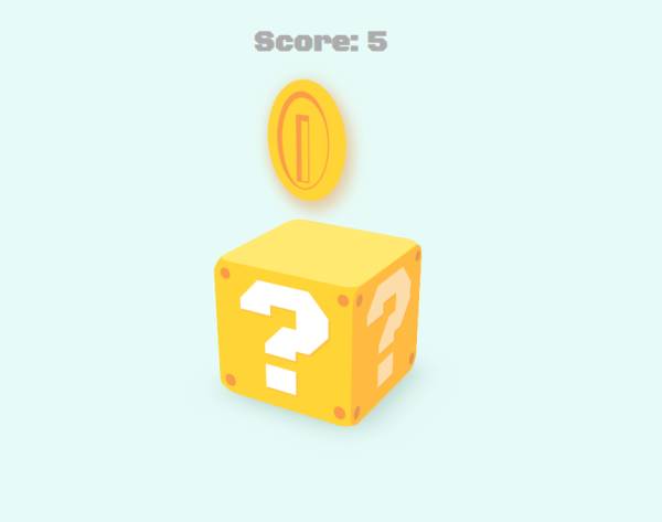h5游戏金币方块，立体方块图画素材
