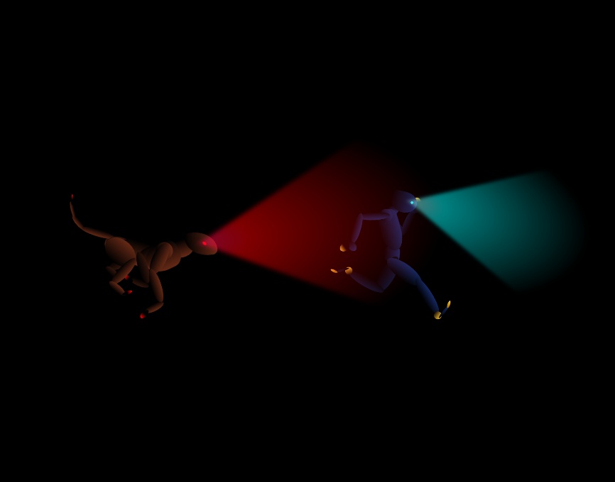 css3d動畫效果案例，逃跑動畫素材下載