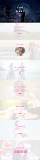 婚礼网站设计，爱情网页制作代码模板