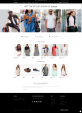 服裝電商網站內頁設計，服裝購物網站設計模板