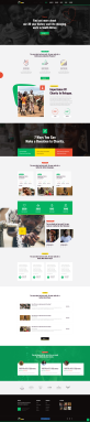 慈善机构网页设计，优质的公益网站模板