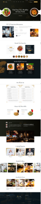 酒店餐饮网页设计，通用餐饮网站模板
