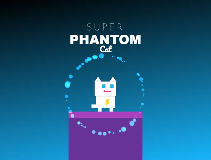 猫咪HTML代码，超级幻影猫动画效果图素材