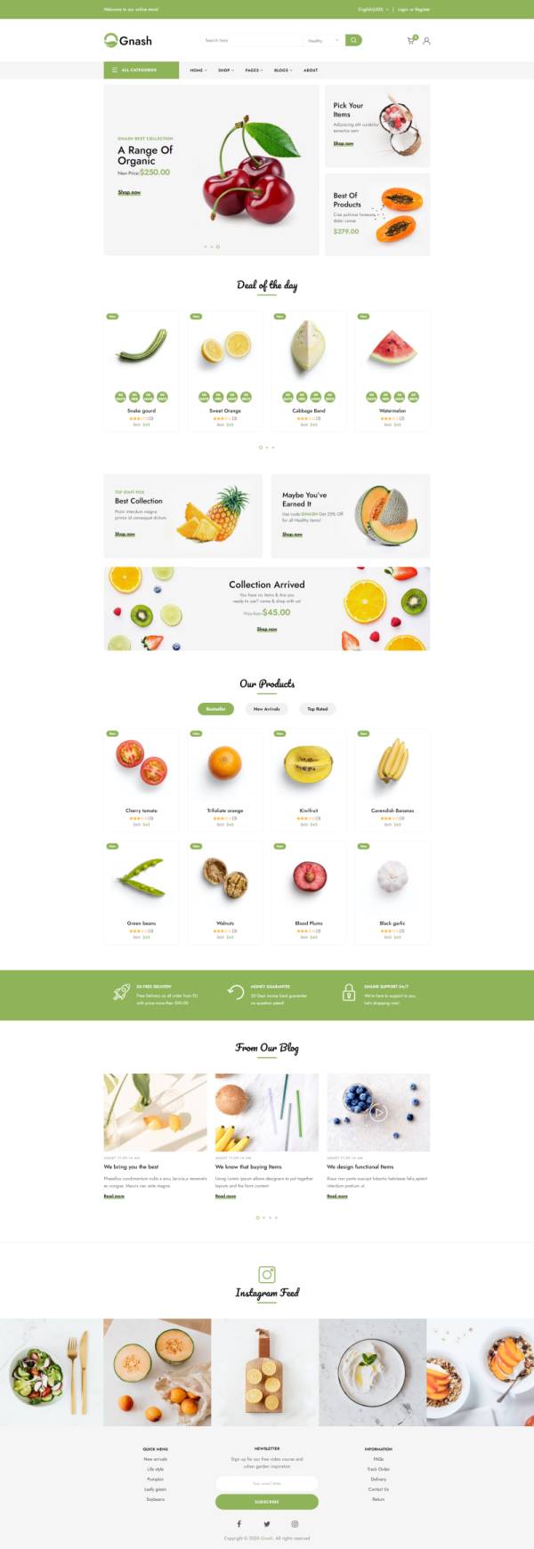 有机果蔬网页设计，绿色果蔬购物网站规划设计