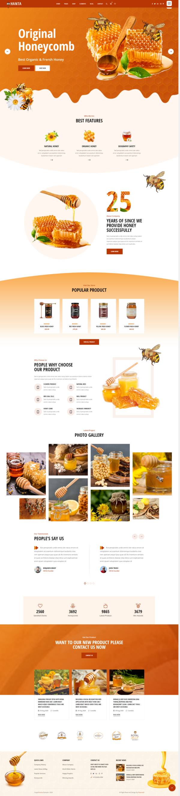 蜂蜜网站源码，自适应野生蜂蜜销售平台