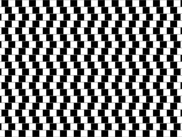 光学视觉错觉设计，神奇的黑白视觉错觉图