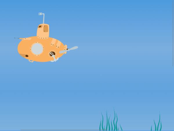 潜艇动画制作，卡通潜艇特效素材下载