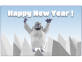 html新年祝福代码，新年快乐动态图片2023素材