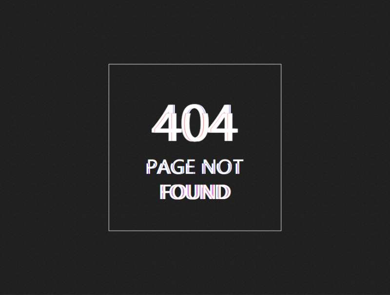 404报错设计，故障动画素材下载