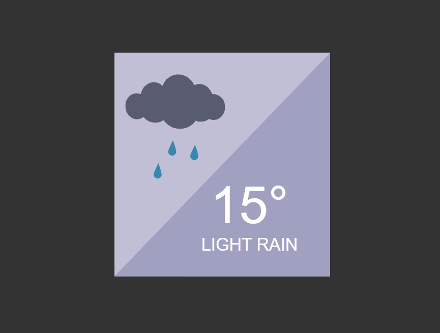 下雨天氣預(yù)報(bào)圖片設(shè)計(jì)，氣象標(biāo)志圖片素材