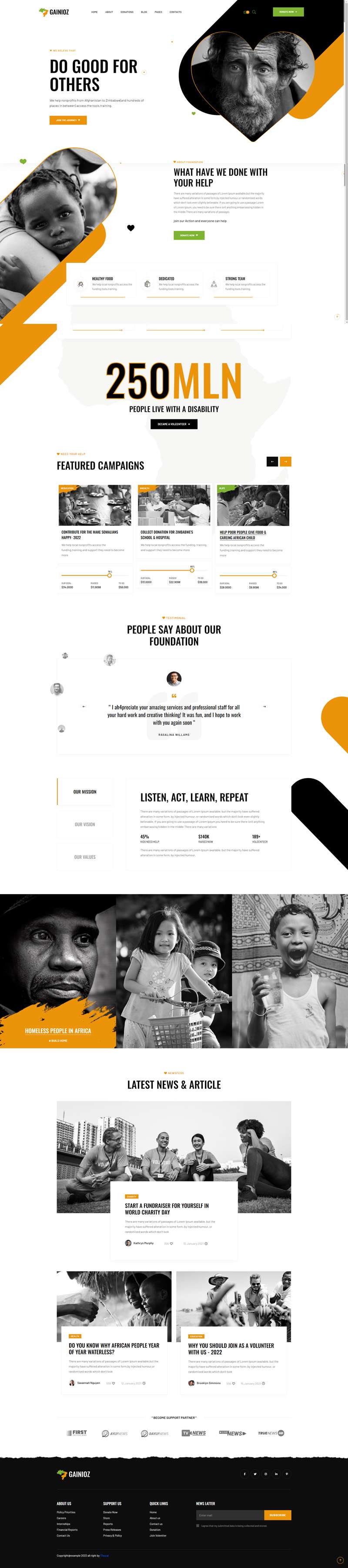 爱心网站制作，优质的慈善机构网页设计