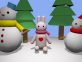 场景动画制作，兔年超级雪人场景图下载